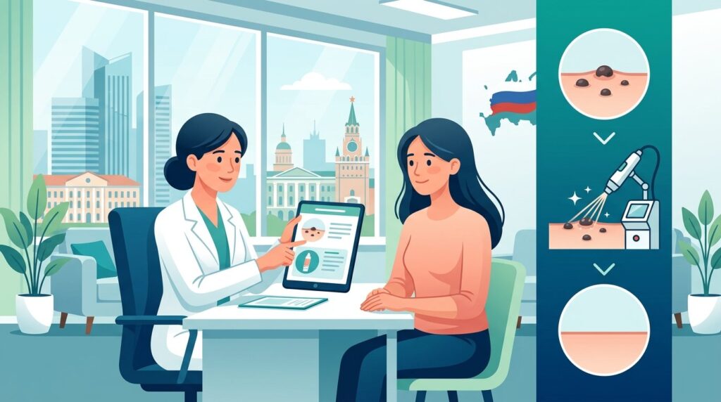 Удаление папиллом в интимной зоне