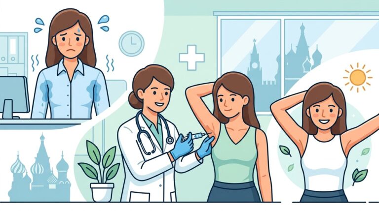Ботокс в подмышки: лечение потливости